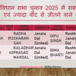 Bihar Election Vote Margin